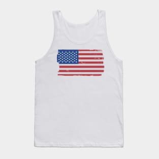 US Flag Stars and Stripes United States of America Tank Top